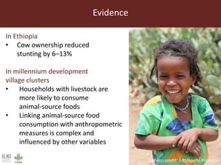 Global food and nutrition security to population stabilization: Contributions of the developing world’s livestock sector