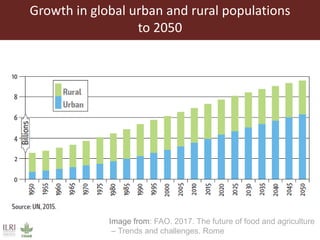 Global food and nutrition security to population stabilization: Contributions of the developing world’s livestock sector