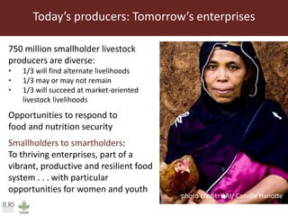 Global food and nutrition security to population stabilization: Contributions of the developing world’s livestock sector