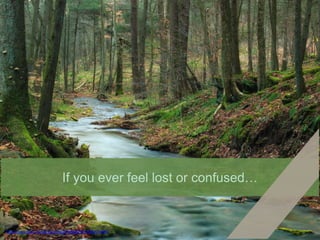 If you ever feel lost or confused…
https://www.flickr.com/photos/14922165@N00/15980574595/
 