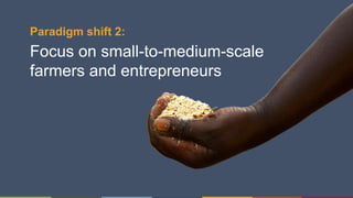 Transforming food agriculture to feed the people and save the planet