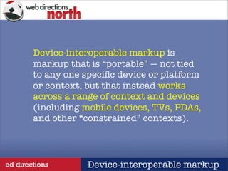 Michael(tm) Smith ED09 presentation