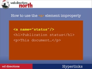 Michael(tm) Smith ED09 presentation