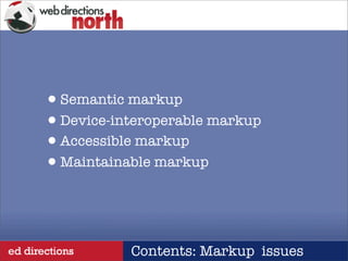 Michael(tm) Smith ED09 presentation