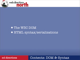 Michael(tm) Smith ED09 presentation