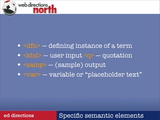 Michael(tm) Smith ED09 presentation