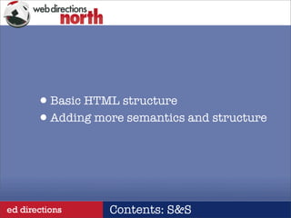 Michael(tm) Smith ED09 presentation