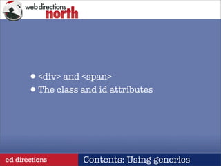 Michael(tm) Smith ED09 presentation