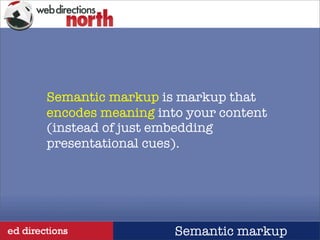 Michael(tm) Smith ED09 presentation