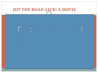 HIT THE ROAD JACK : A MOVIE 