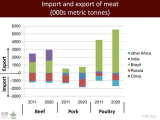 Evolution of animal production in emerging markets: China, Russia, India, Brazil, Africa