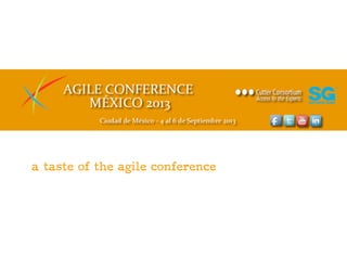© Cutter Consortium
a taste of the agile conference
 