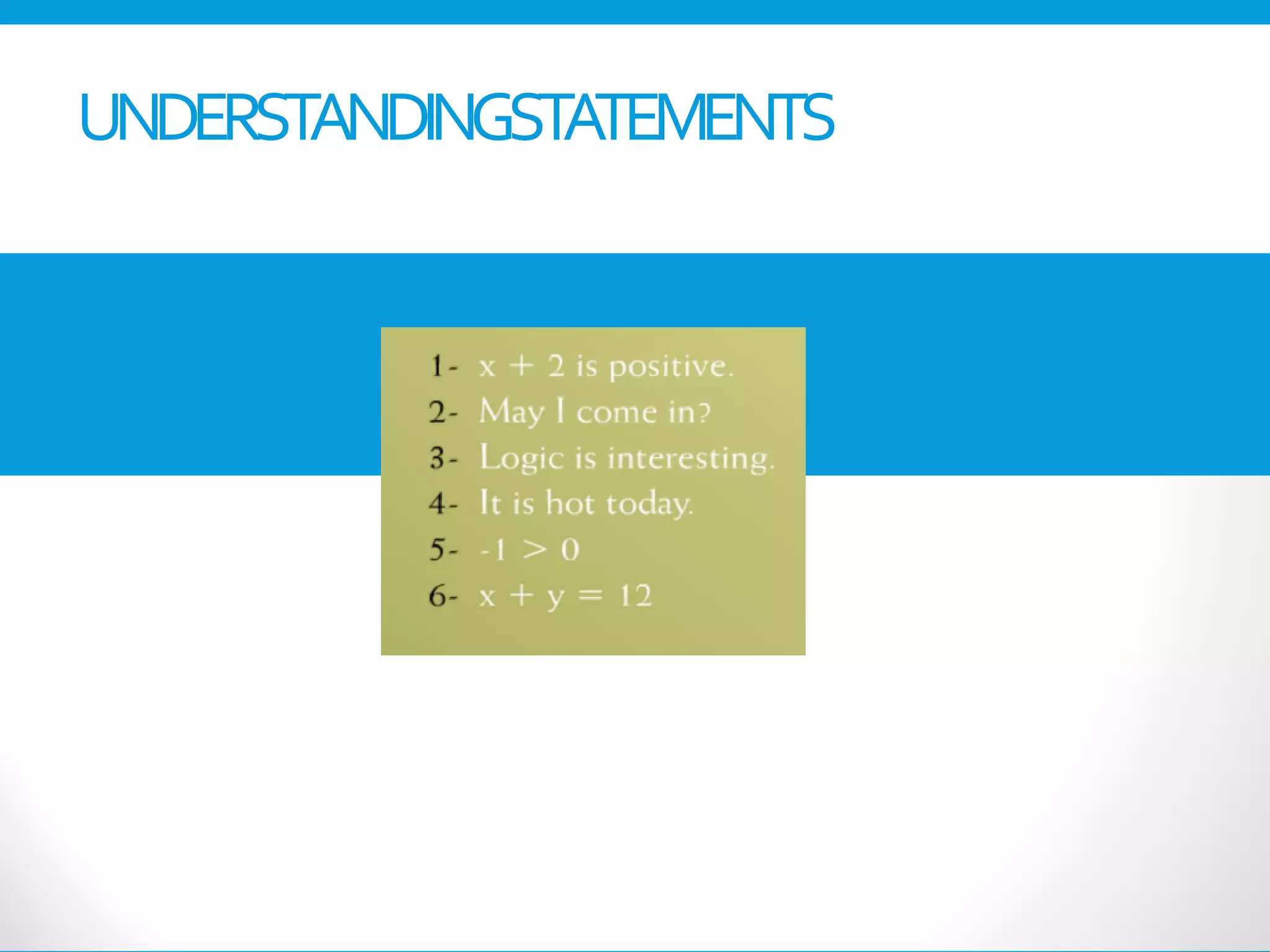 UNDERSTANDINGSTATEMENTS
 