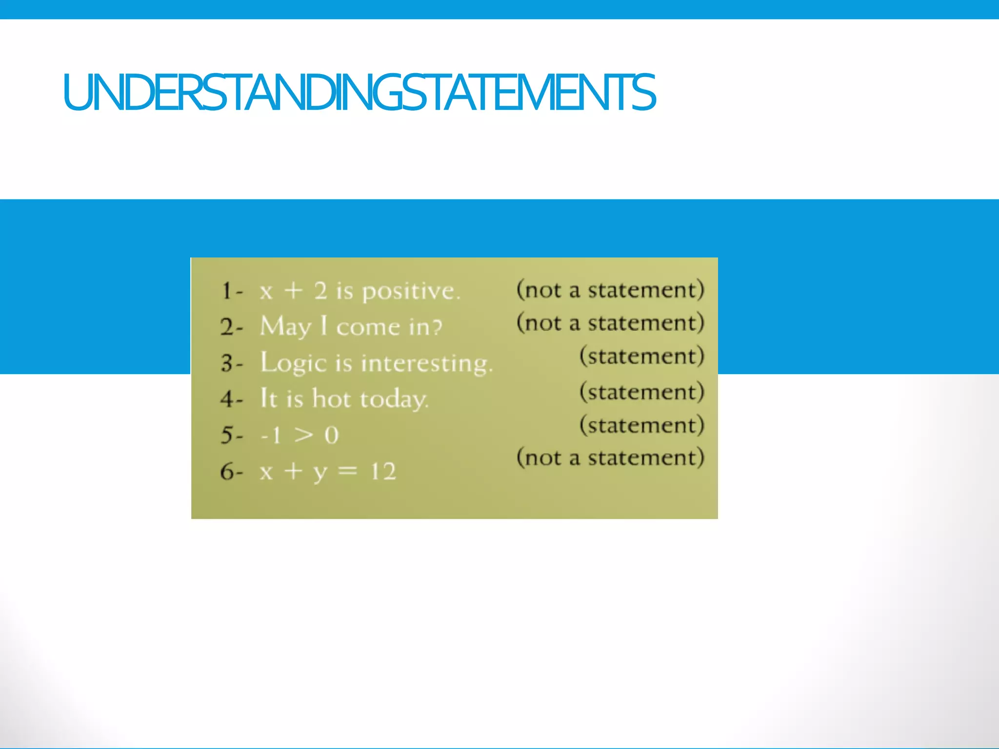 UNDERSTANDINGSTATEMENTS
 