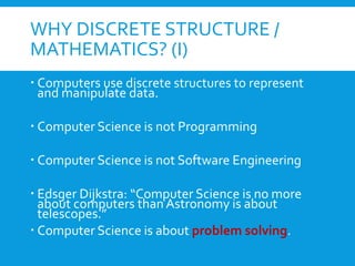 SMIU Lecture #1 & 2 Introduction to Discrete Structure and Truth Table.pdf