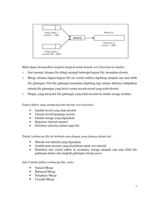 7 sort dan merge | PDF