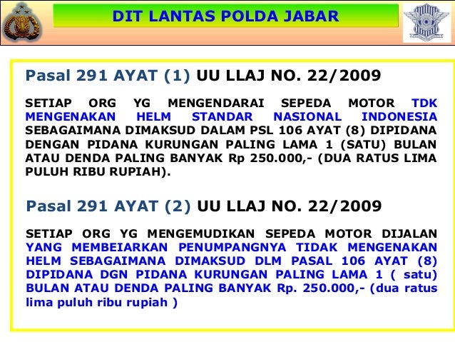 Etika dan Tata Cara Berlalu Lintas