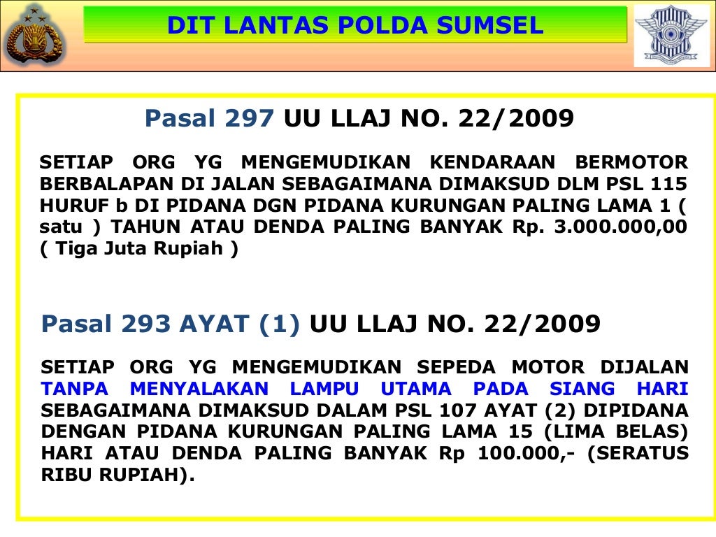 Etika dan Tata Cara Berlalu Lintas