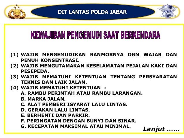 Etika dan Tata Cara Berlalu Lintas