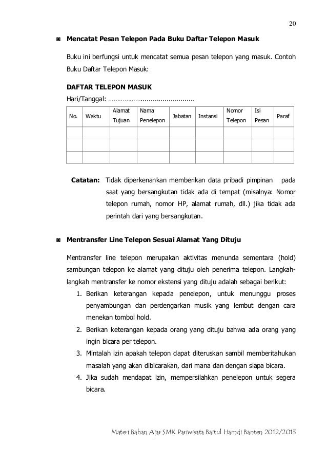 Contoh Daftar Isi Buku Panduan - 600 Tips