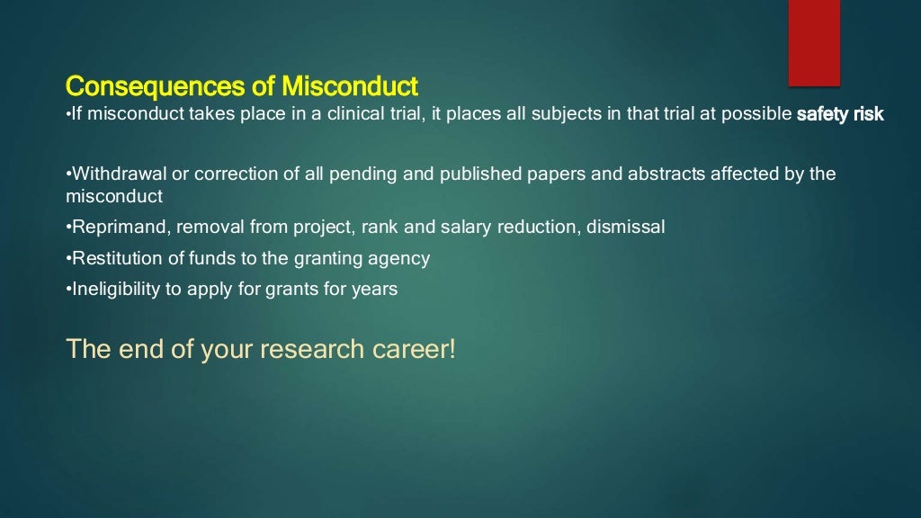 Scientific Misconduct scientific-misconduct