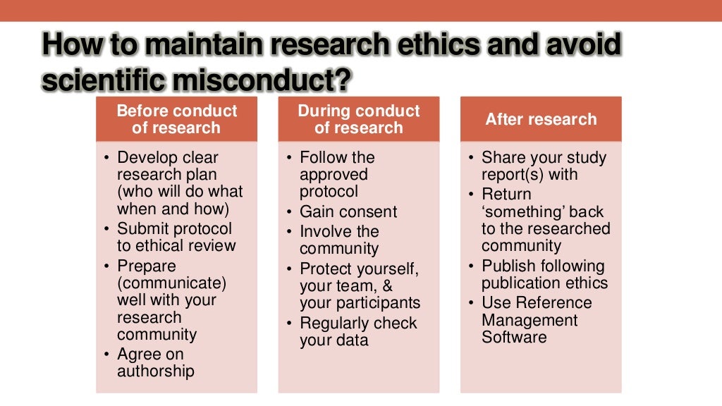 scientific misconduct