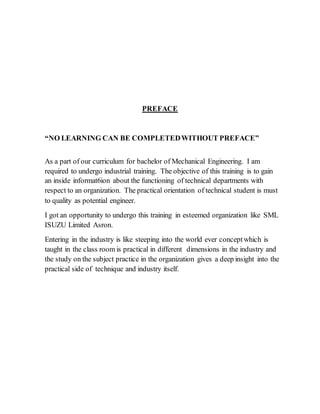 Preface School Project Sml | DOCX
