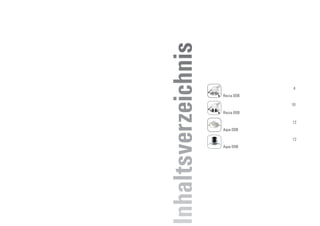 Rocca DOB
Rocca DOB
Aqua DOB
4
10
12
Inhaltsverzeichnis
Aqua DOB
12
 