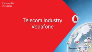 Telecom Industry
Vodafone
By group
Presented to
Prof. Jalpa
 