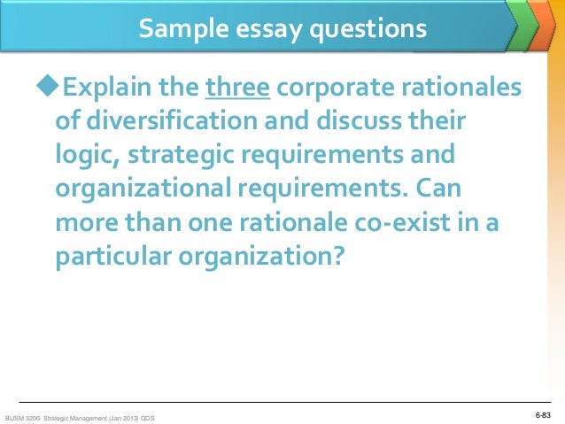 Example of company using unrelated diversification strategy