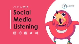 Social
Media
Listening
  
СІЧЕНЬ 2018
 