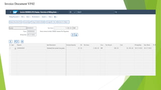 Invoice Document VF02
 