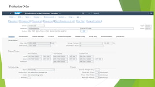 Production Order
 