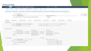 Production Order
 