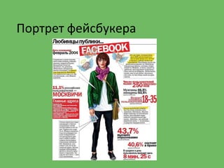 Портрет фейсбукера
 