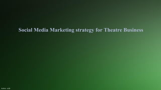 Social Media Marketing strategy for Theatre Business
Author : aLBi
 