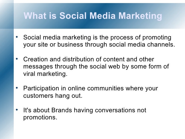 What Is Social Media Marketing