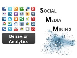 Behavior
Analytics
SOCIAL
MEDIA
MINING
 