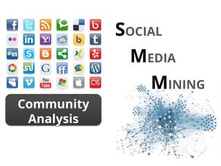 Community
Analysis
SOCIAL
MEDIA
MINING
 