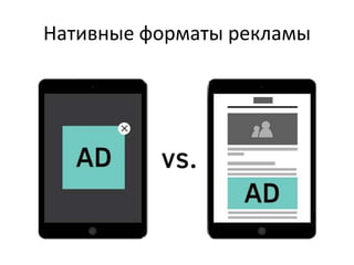 Нативные форматы рекламы
 