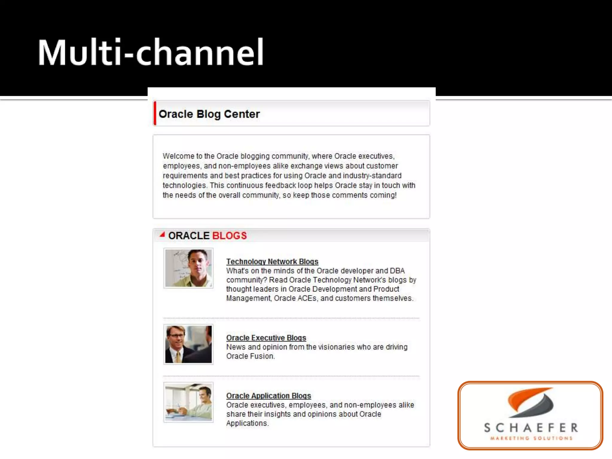 EVOLUTIONof corporate blogging