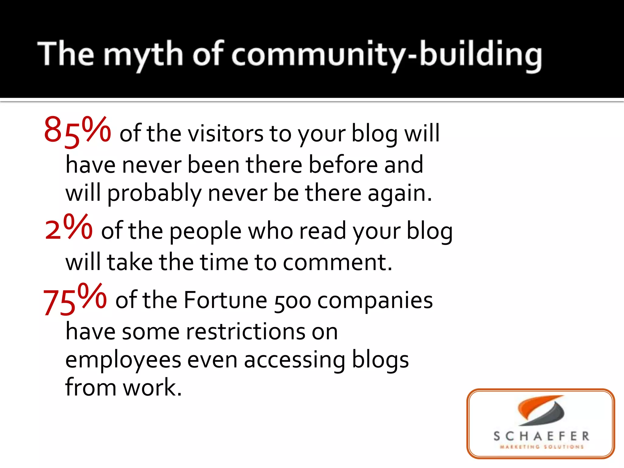 9) FIVE steps to a PERFECT postCompelling headlineOriginal viewpointCourage to be imperfectDon’t write, re-writeTimely