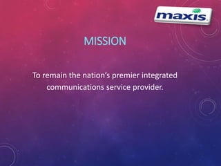 MISSION 
To remain the nation’s premier integrated 
communications service provider. 
 