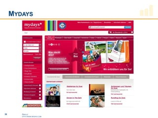 MYDAYS




39      QUELLE:
        HTTP://WWW.MYDAYS.COM
 