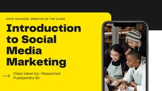 Introduction to social media marketing