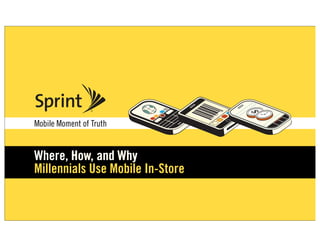 Mobile Moment of Truth


Where, How, and Why
Millennials Use Mobile In-Store
 