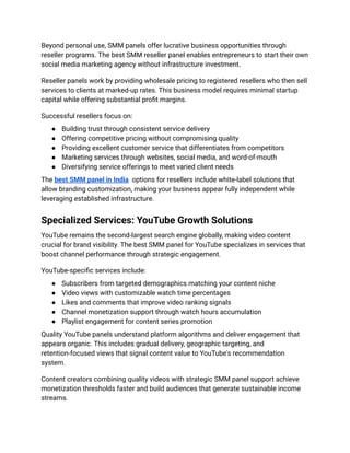 SMM Panel Your Ultimate Guide to Social Media Growth | PDF