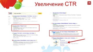Увеличение CTR
 