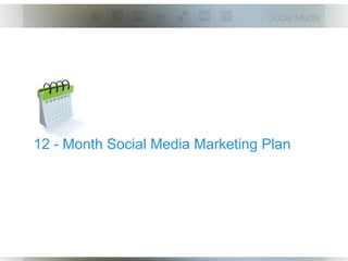 12 - Month Social Media Marketing Plan
 
