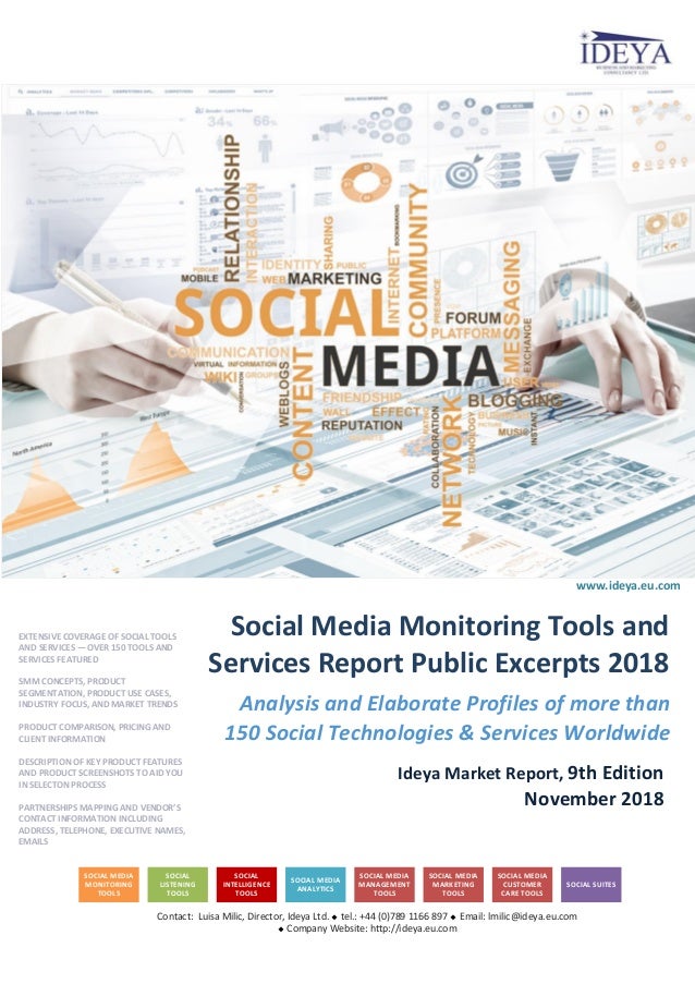 Social Media Monitoring Tools And Services Report Public Excerpts 1
